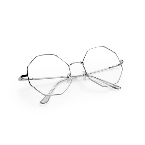 Silver Hexagon Frame