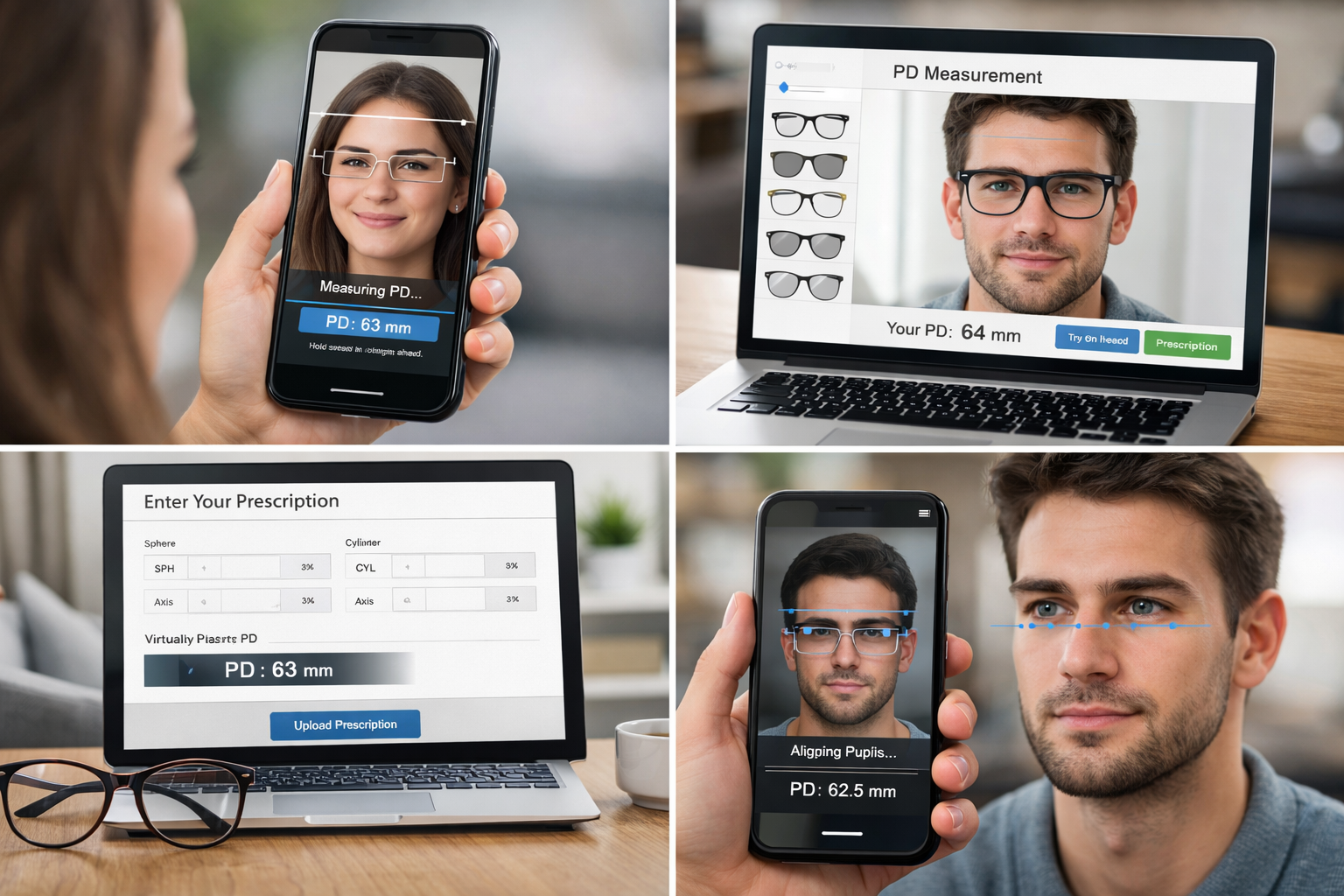 PD Measurement Online: How to Get Accurate PD Value for Prescription Glasses